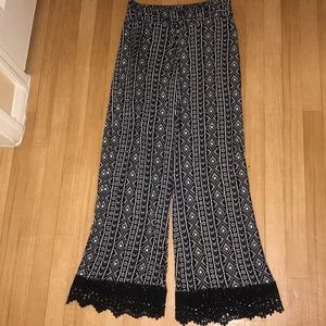 Palazzo high waisted pant